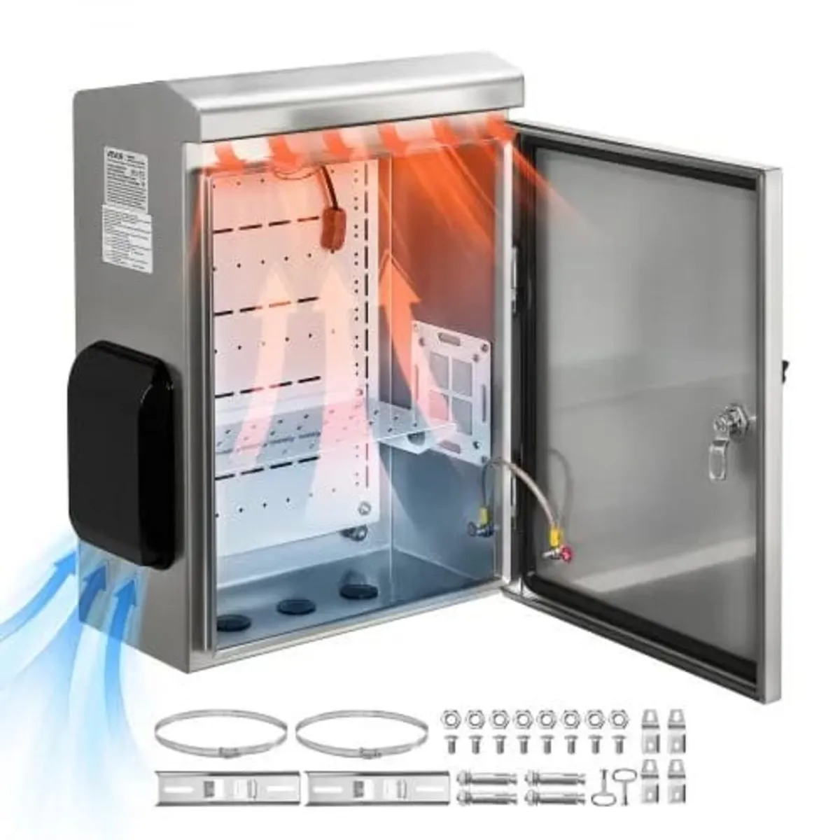Outdoor Electrical Box, 500 x 400 x 200 mm, Stainl - Image 1