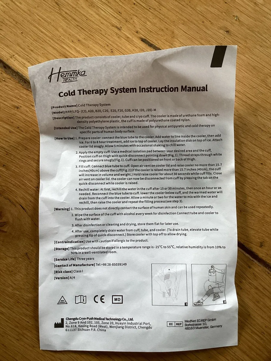 Cold Therapy system - knee ice machine - Image 3
