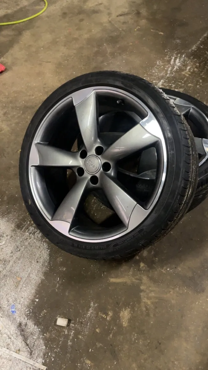 Genuine Audi ttrs concave alloys - Image 2