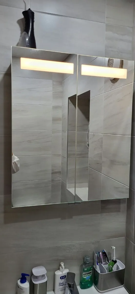 Dansani LED Illuminated Mirror Cabinet - Image 1
