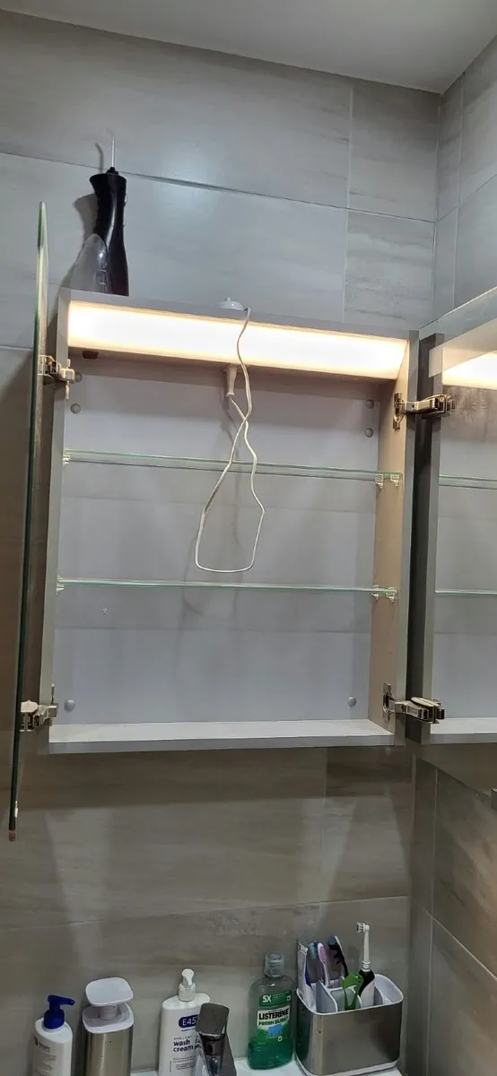 Dansani LED Illuminated Mirror Cabinet - Image 2