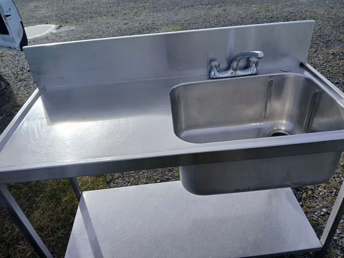 Staneless steel cabbinet sink unit complete - Image 2