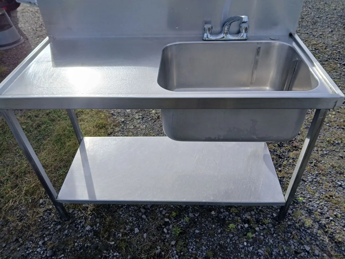 Staneless steel cabbinet sink unit complete - Image 4