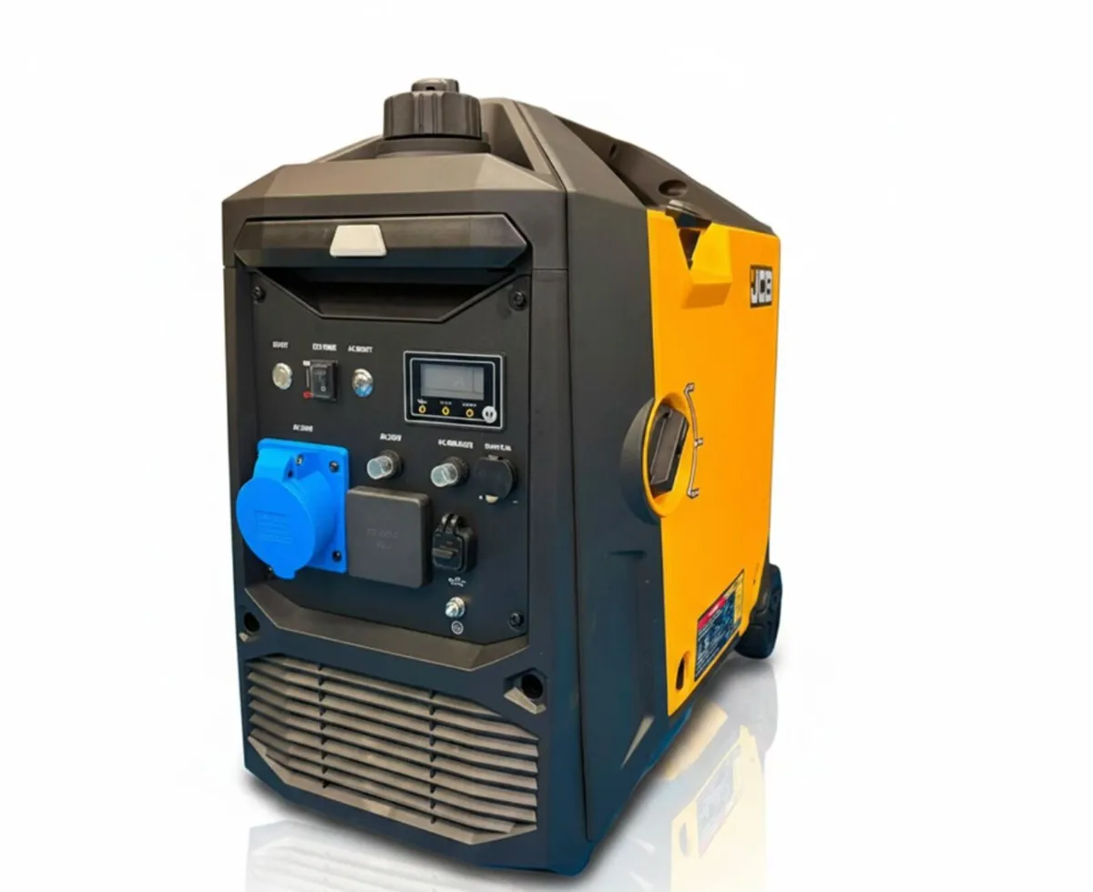BRAND NEW JCB 3500W PETROL INVERTER GENERATOR - Image 1