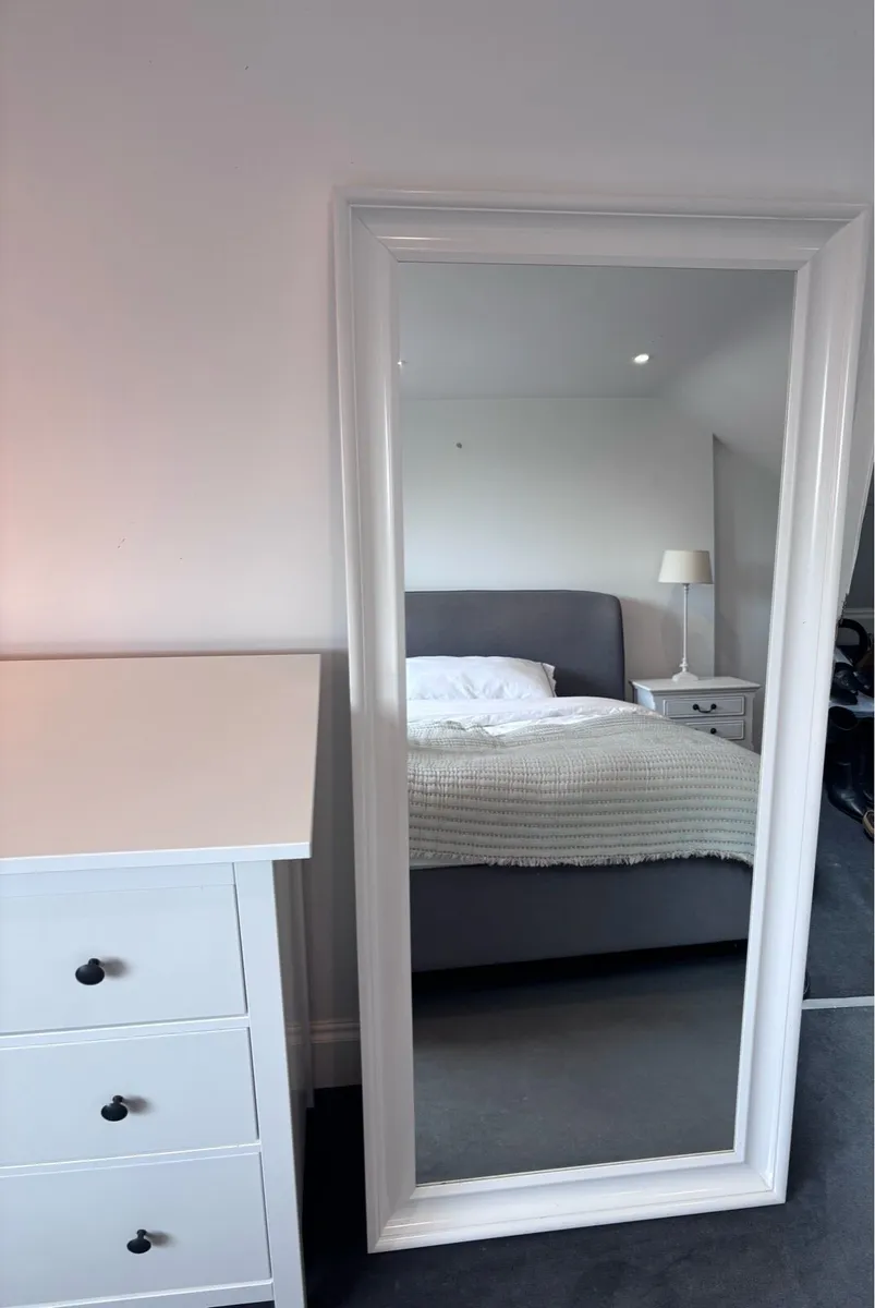 IKEA TOFTBYN Full-Length Mirror – White - Image 3