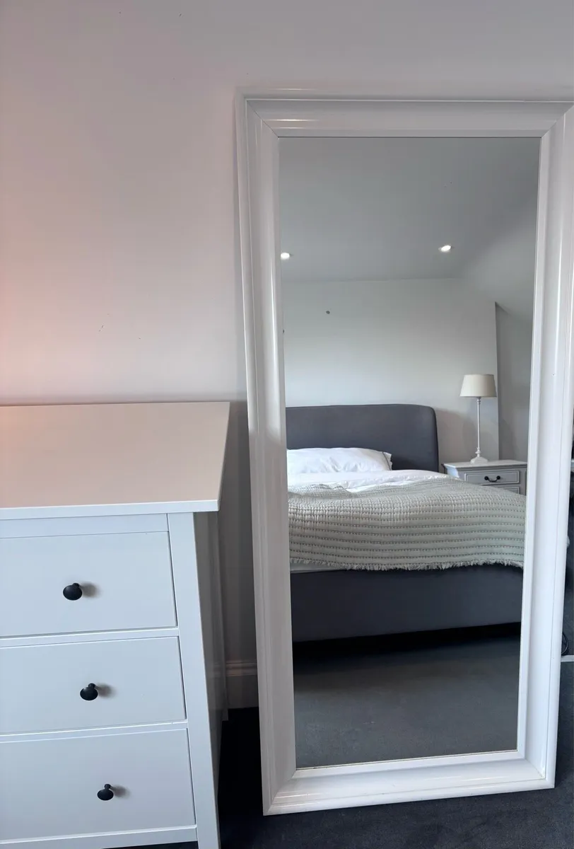 IKEA TOFTBYN Full-Length Mirror – White - Image 2