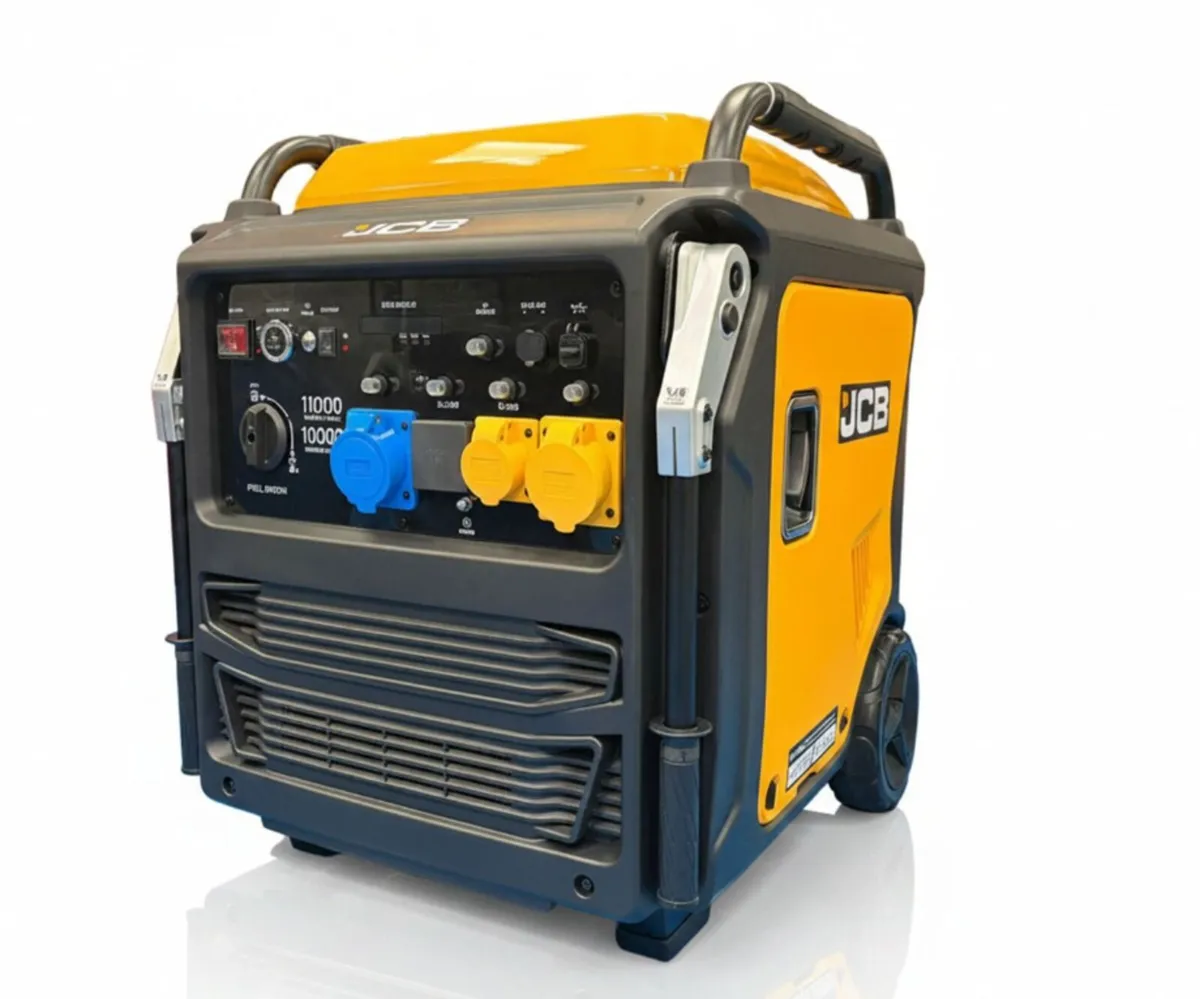 BRAND NEW JCB 11000W PETROL INVERTER GENERATOR - Image 1