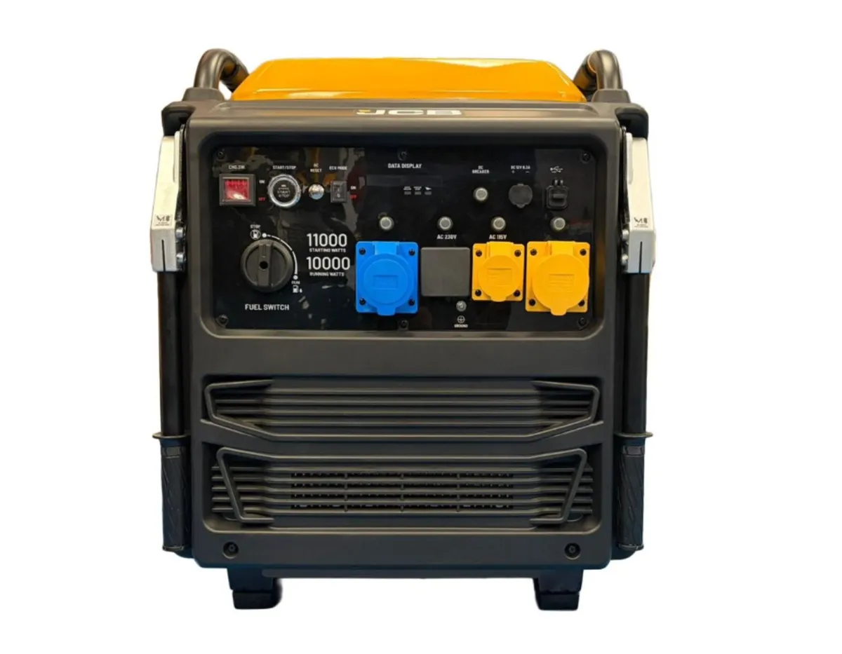 BRAND NEW JCB 11000W PETROL INVERTER GENERATOR - Image 3