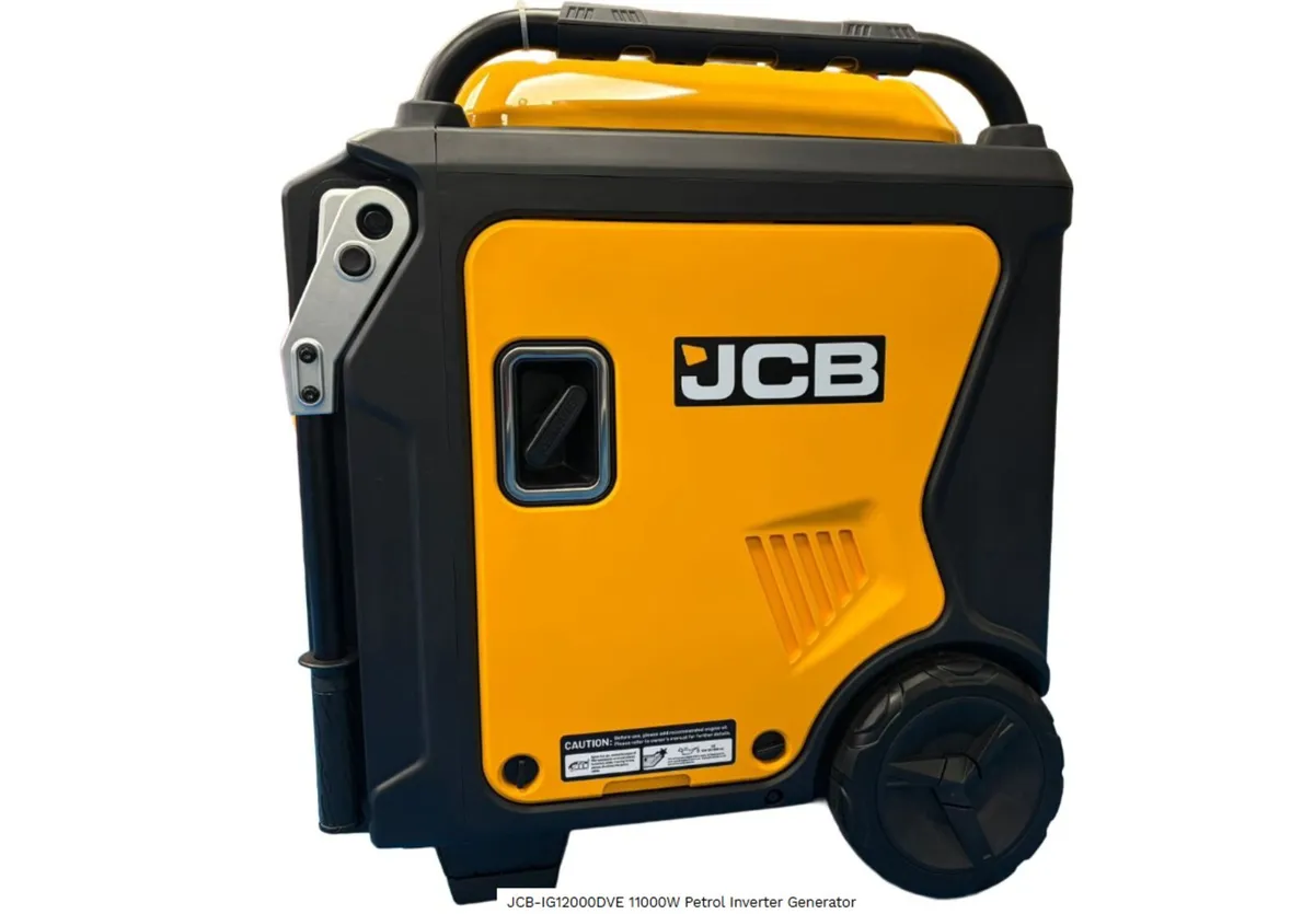 BRAND NEW JCB 11000W PETROL INVERTER GENERATOR - Image 4