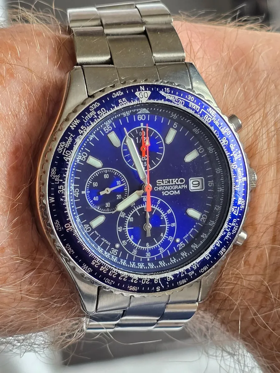 Men's Seiko Flightmaster Chronograph - Image 3