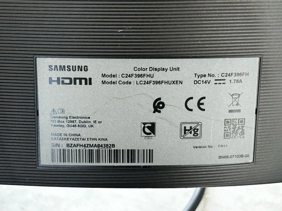 Samsung 24 inch Curved Monitor C24F396FHU - Image 3