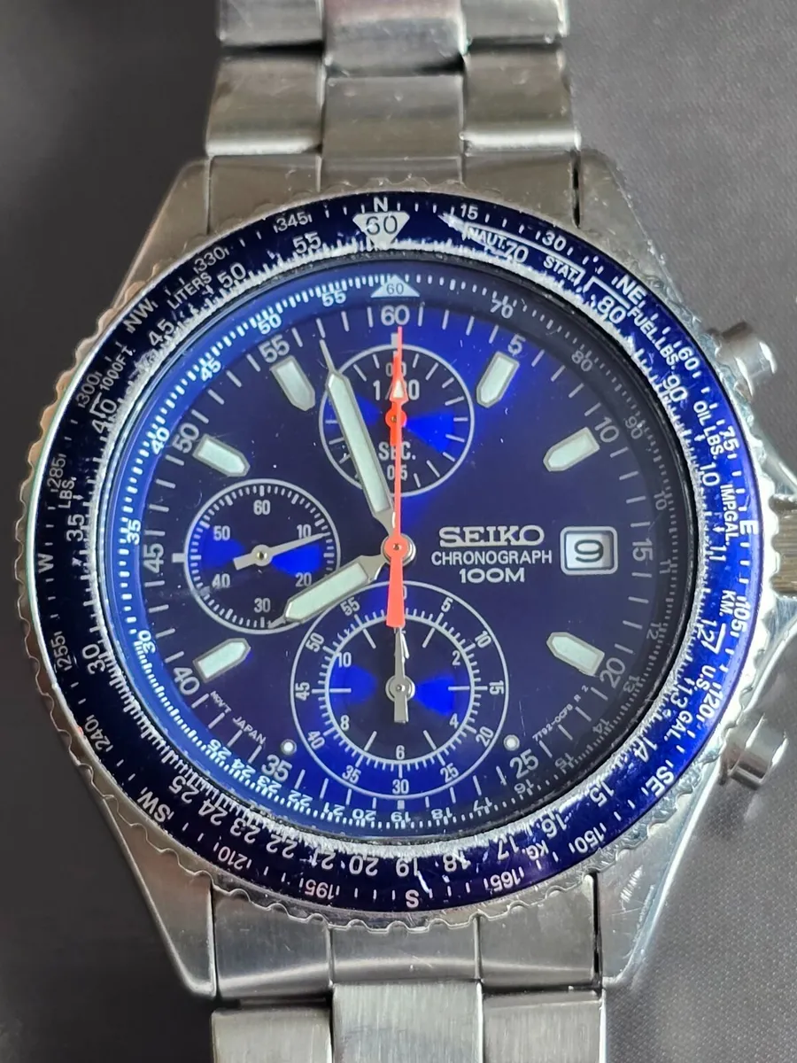 Men's Seiko Flightmaster Chronograph - Image 1