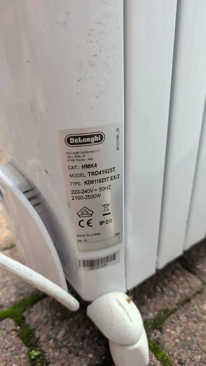 2 x DeLonghi Dragon 4 TRD41025T 2.5kW Electic - Image 3