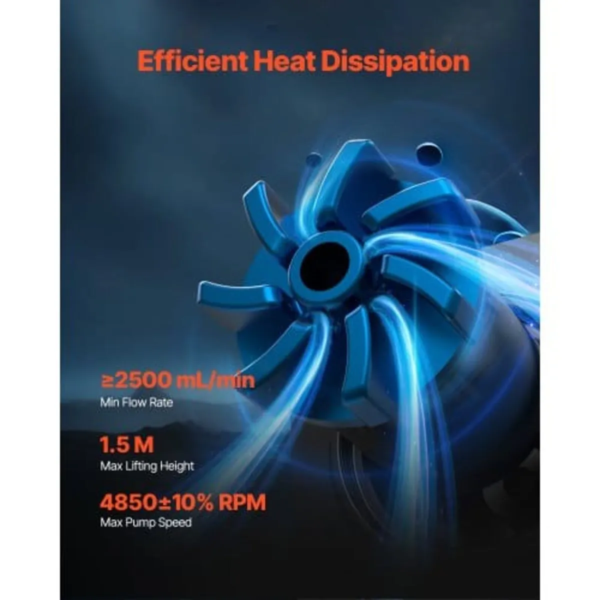 CPU Liquid Cooler, AIO CPU Water Cooler - 120mm PW - Image 3
