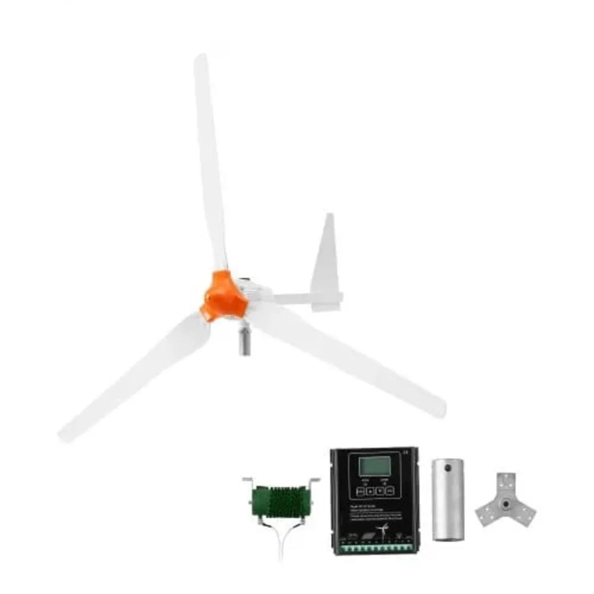 1500W 24V Wind Turbine Generator, 3-Blade Wind Tur - Image 1