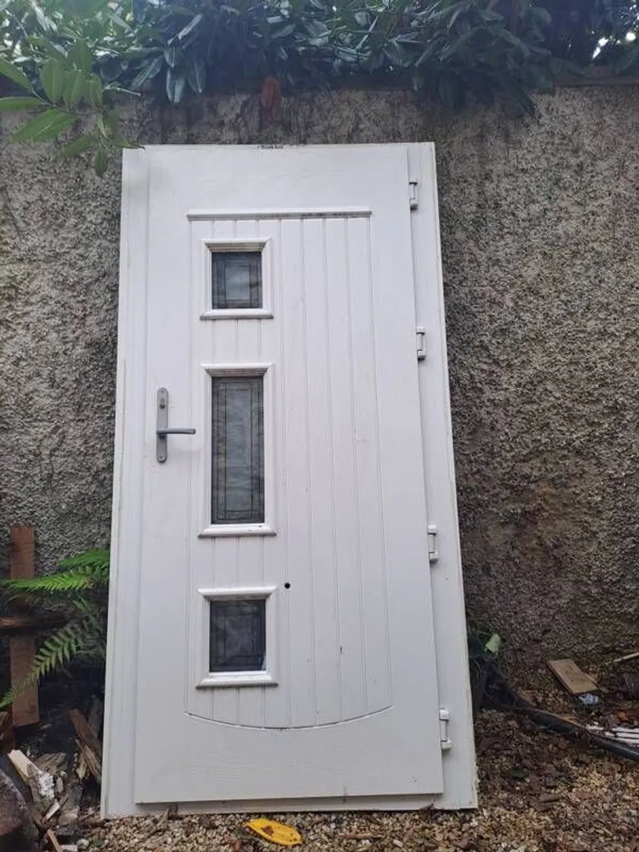 Front Door PVC Dove Grey Great Condition - Image 2
