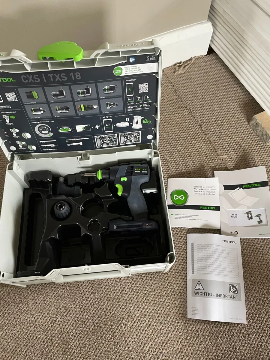 Festool TXS 18 - Basic Cordless drill unused - Image 2