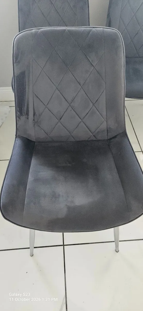 Kitchen dining chairs x 4 - Image 3