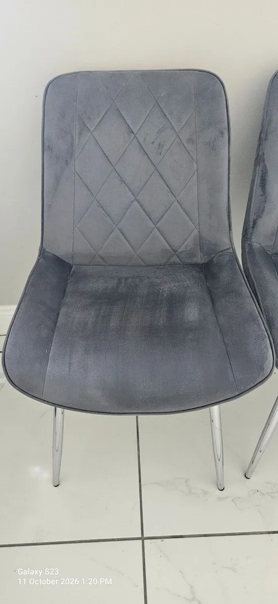 Kitchen dining chairs x 4 - Image 4