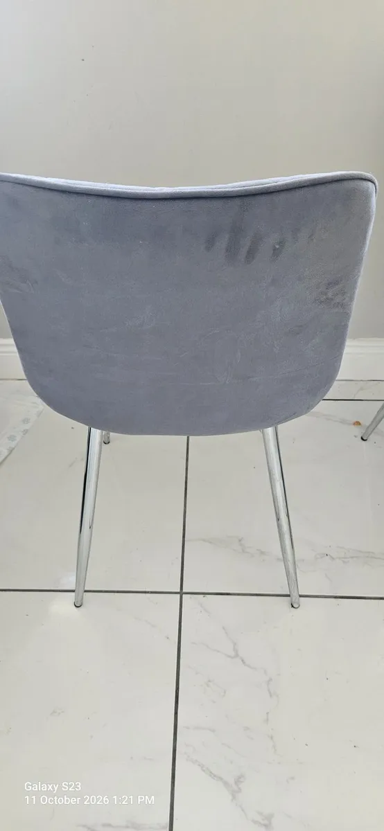 Kitchen dining chairs x 4 - Image 1