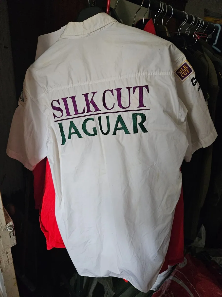 Vintage Silkcut Jaguar Racing Shirt - Image 3
