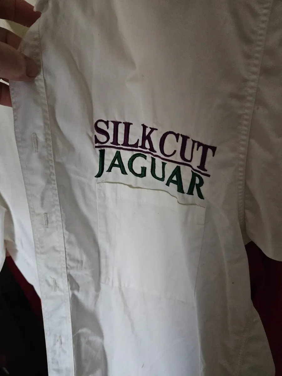 Vintage Silkcut Jaguar Racing Shirt - Image 4