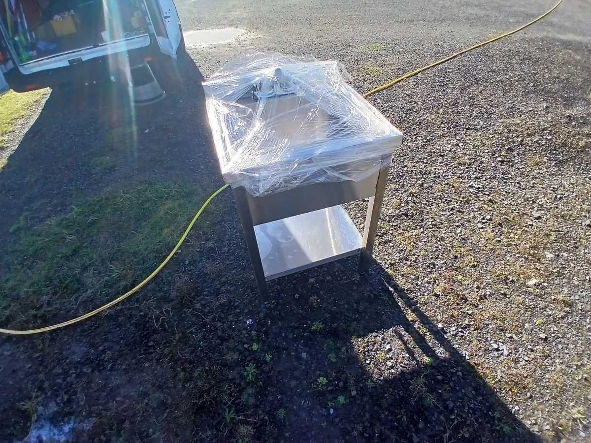 Staneless steel cabbinet sink unit complete - Image 2