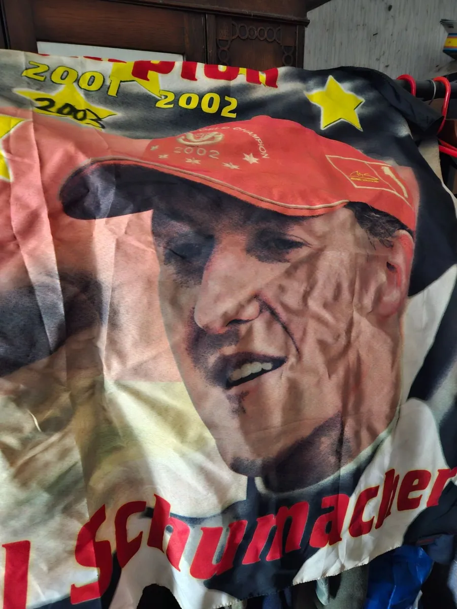 Michael Schumacher Ferrari F1 Flag - Image 2