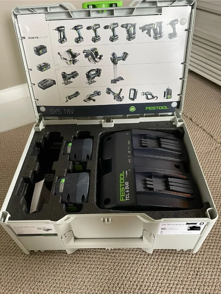 Festool Energy Set SYS 18v 2x5,0 / TCL 6 DUO - Image 4