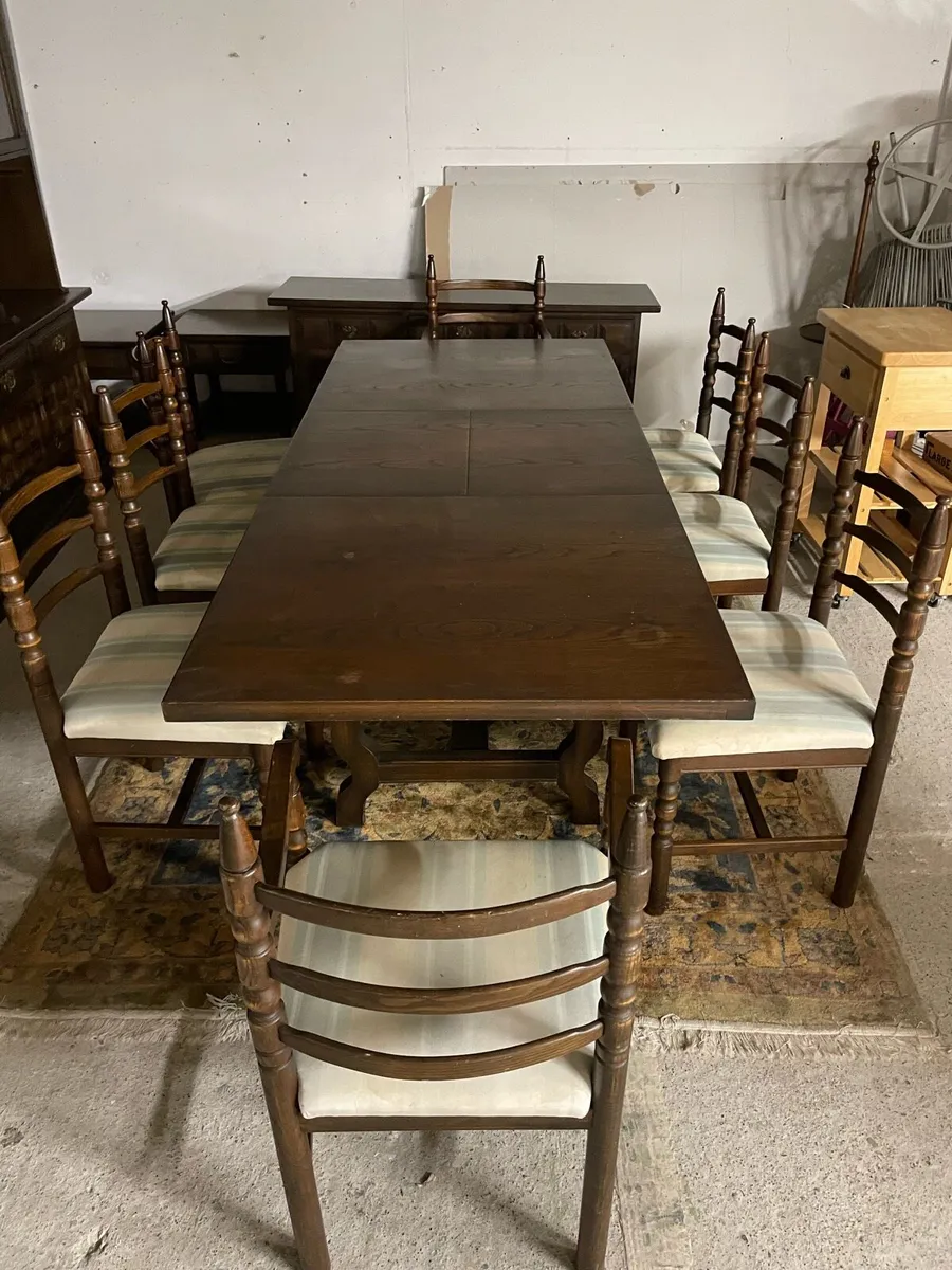Younger Toledo Vintage Dining Table & Chairs - Image 2