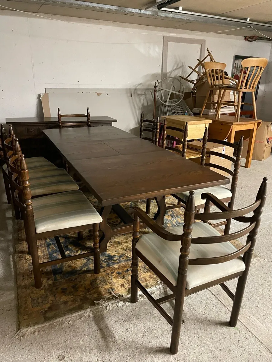 Younger Toledo Vintage Dining Table & Chairs - Image 3
