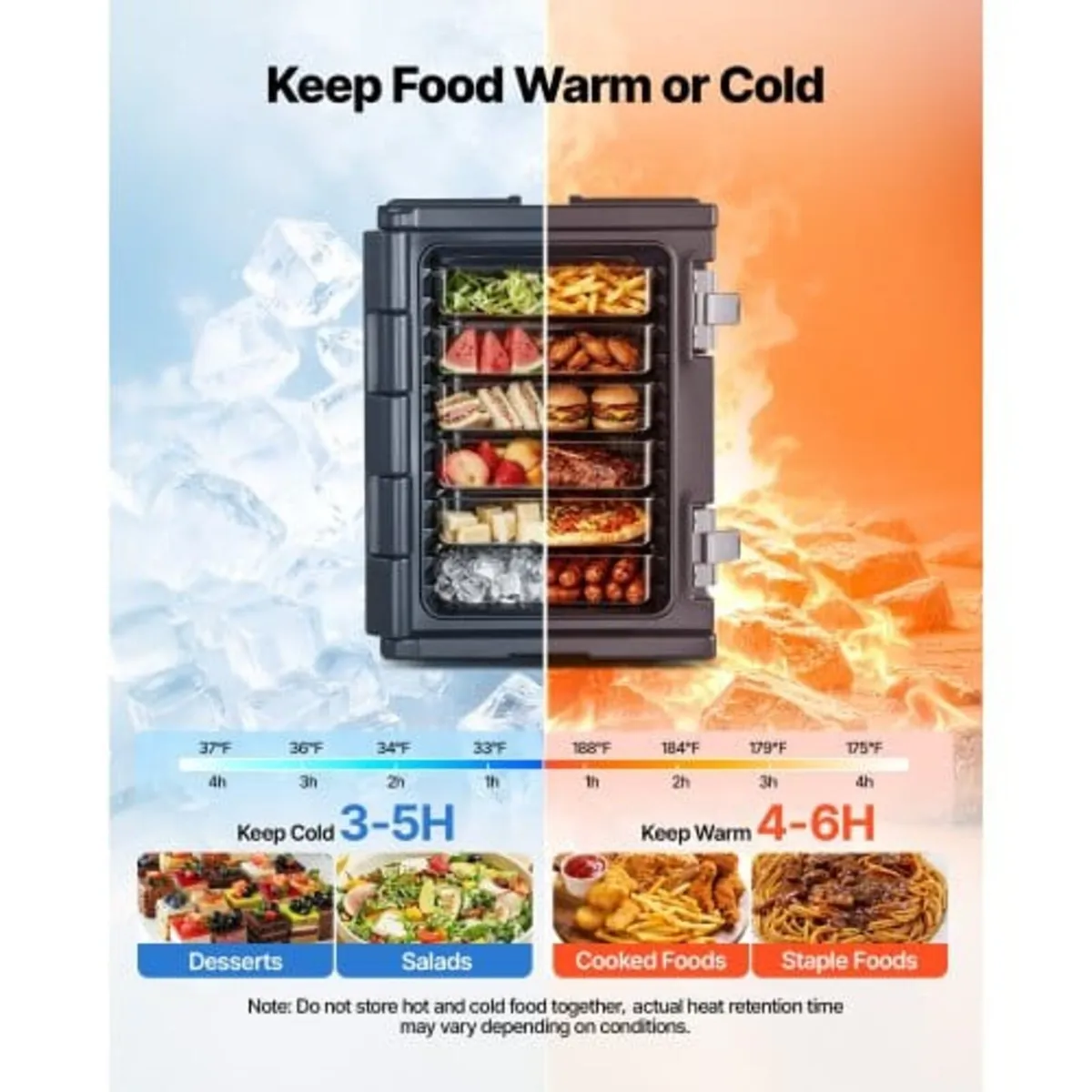 Insulated Food Pan Carrier, 90 L Non-Electrical Fo - Image 2