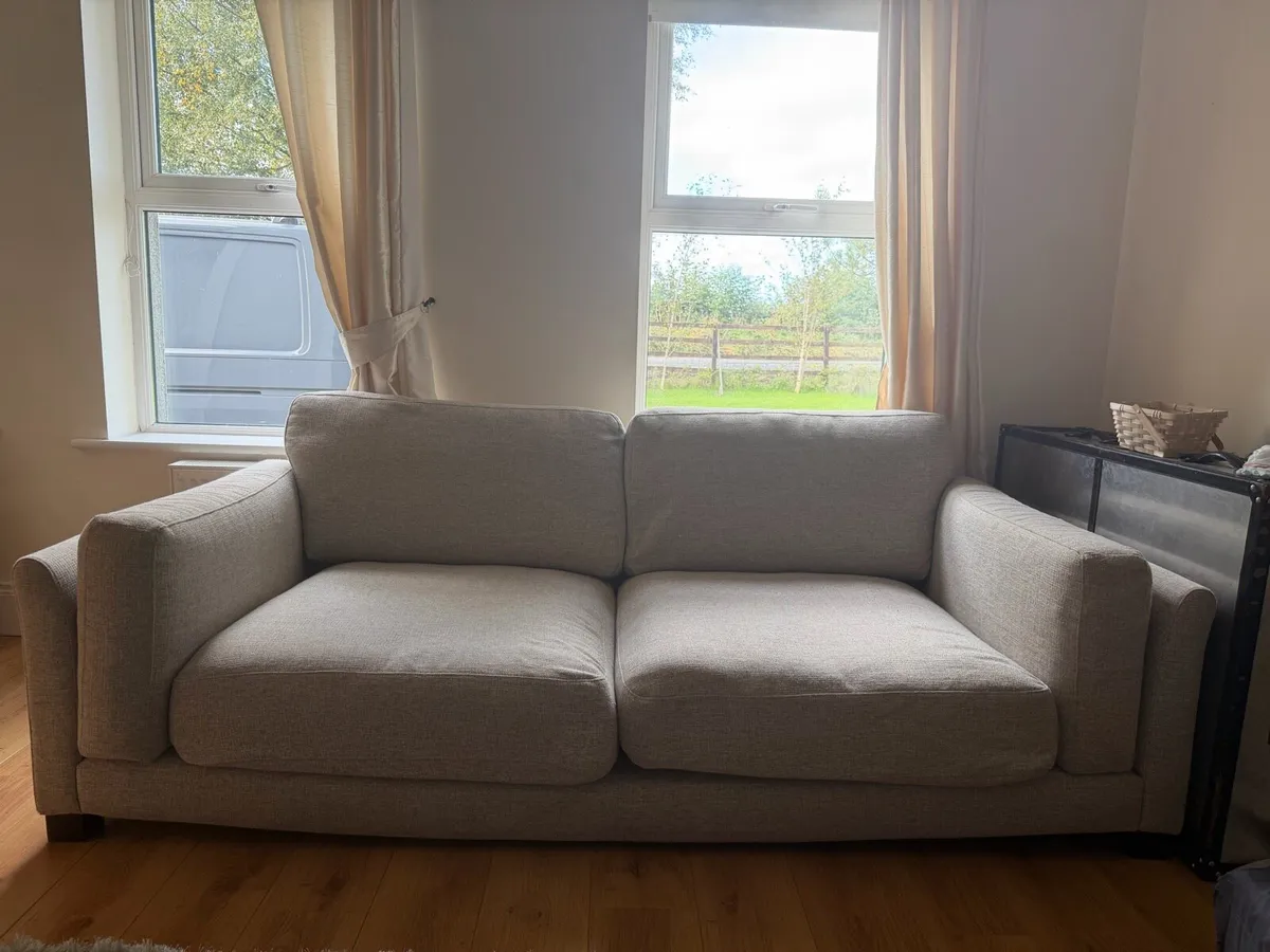 Light Grey 2 Seater Sofa - Excellent condition - Image 2