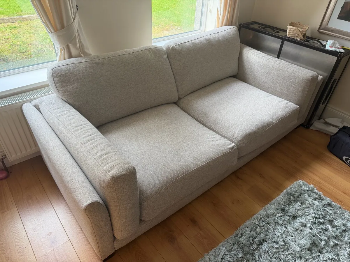 Light Grey 2 Seater Sofa - Excellent condition - Image 1