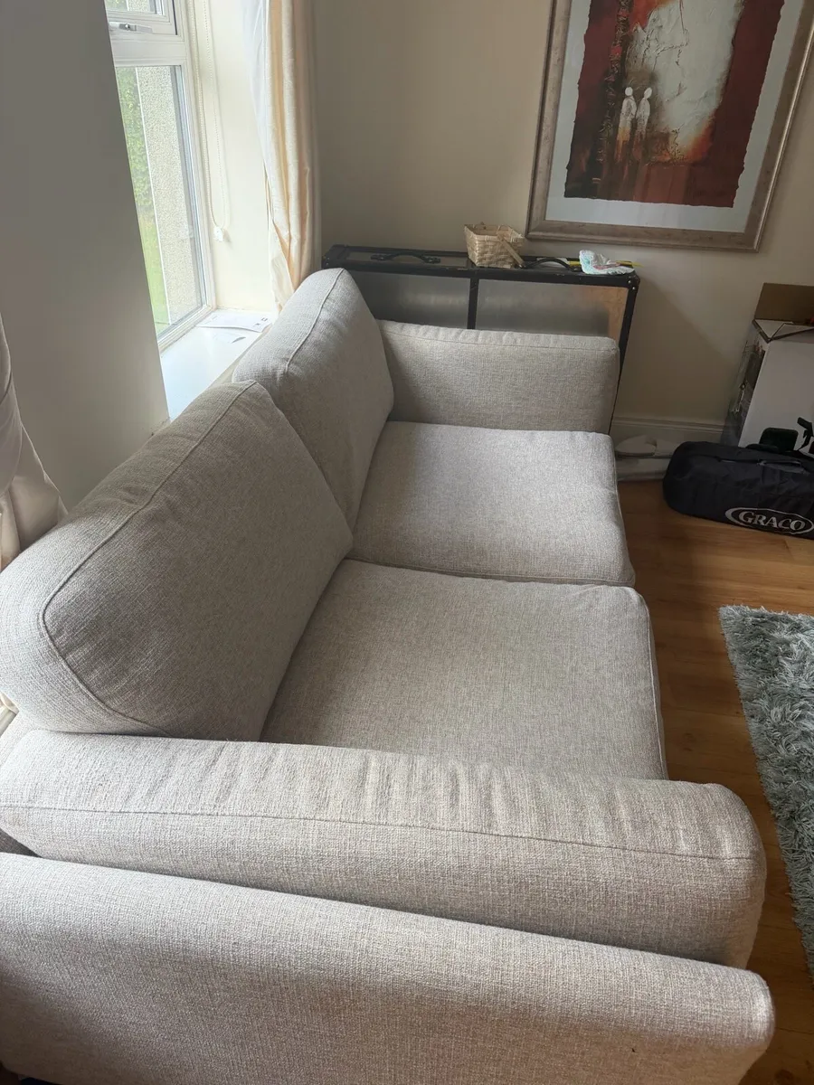 Light Grey 2 Seater Sofa - Excellent condition - Image 3