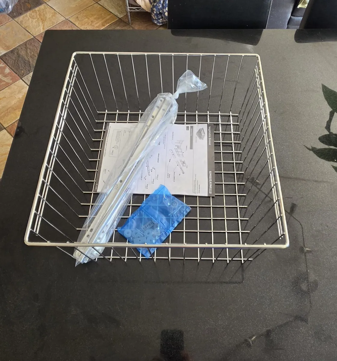 Kitchen 500mm Pull Forward Baskets Pack 2 New - Image 3