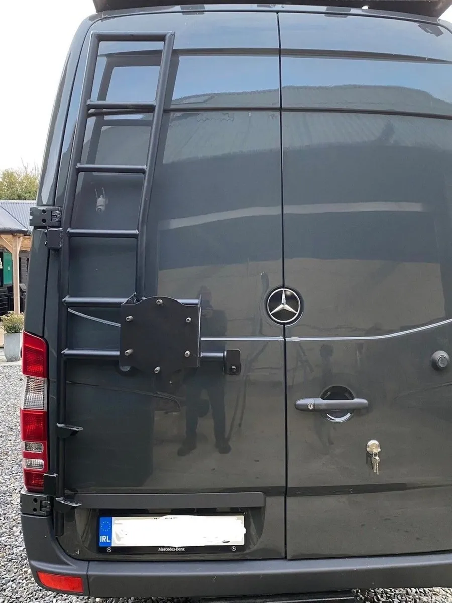 Campervan Rear Door Mounted Wheel Carrier - Image 1