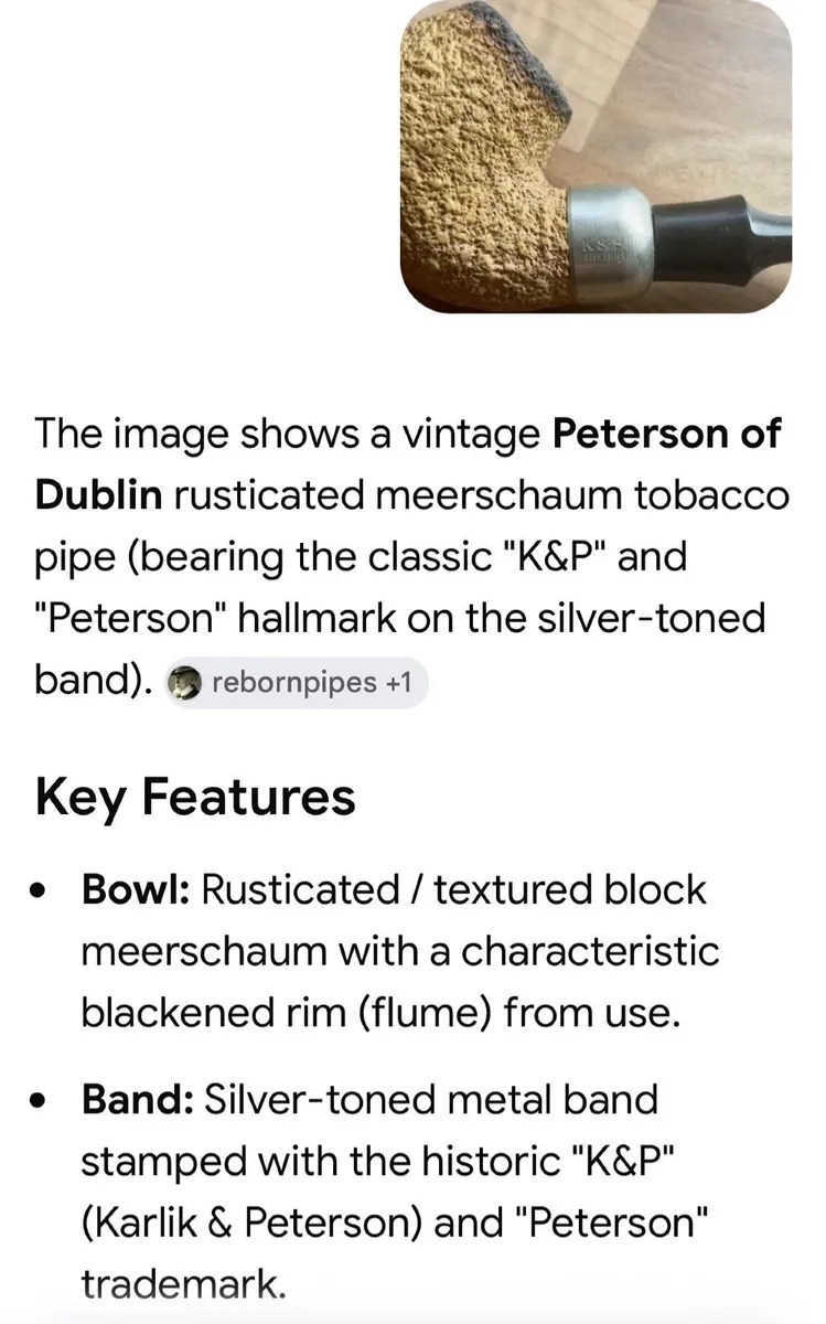 Meershaum vintage pipe (smokers) - Image 1