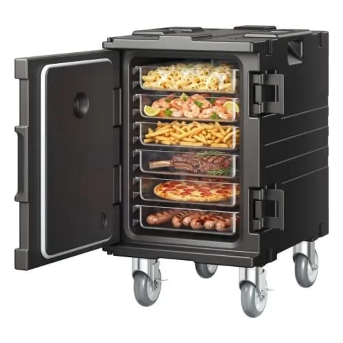 Insulated Food Pan Carrier, 95 Qt Hot Box for Cate - Image 1