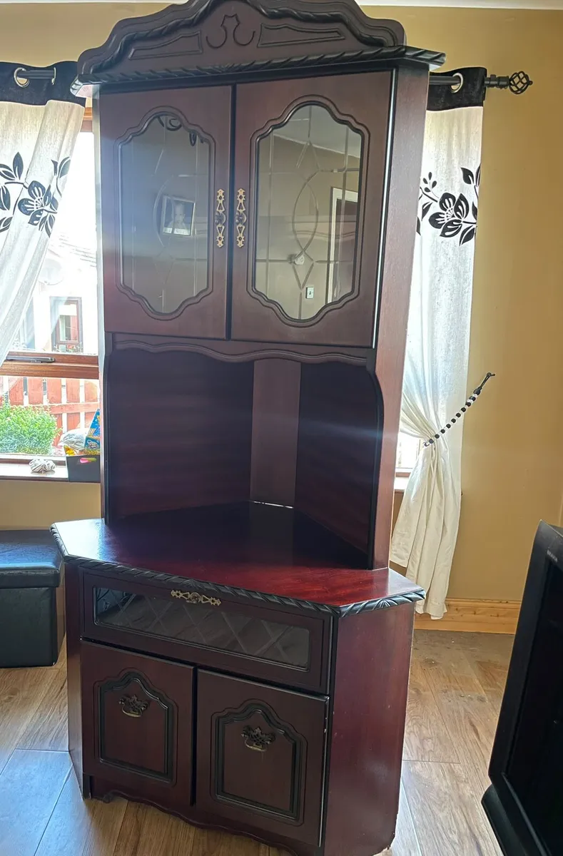 Mahogany corner unit - Image 3