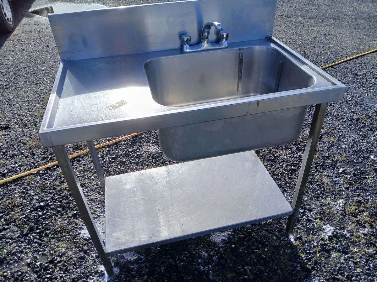 Staneless steel cabbinet sink unit complete - Image 4