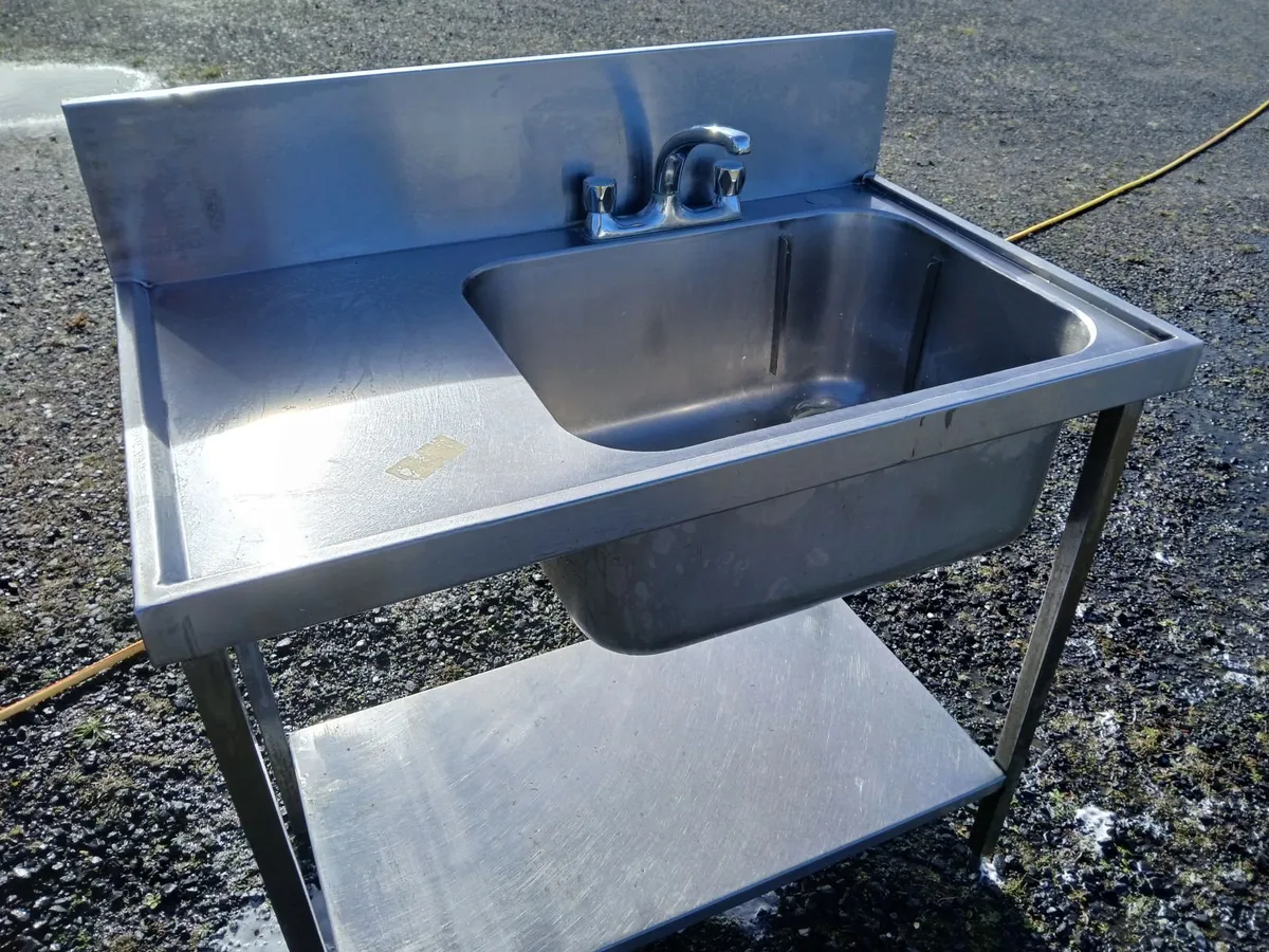 Staneless steel cabbinet sink unit complete - Image 2