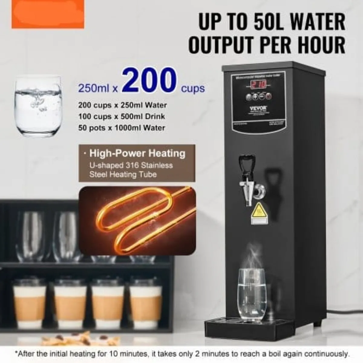 Commercial Water Boiler, Electric Hot Water Dispen - Image 3