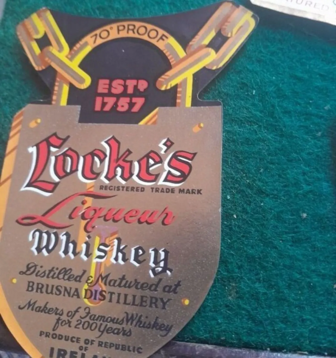 OLD WHISKEY LOCKES LABELS ..... - Image 2