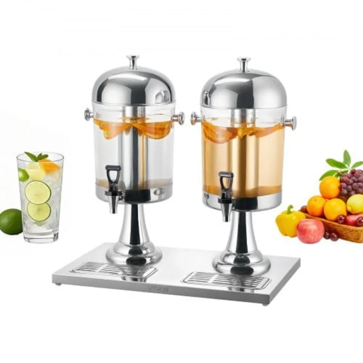 Beverage Dispenser, 8L x 2 Drink Dispenser for Par - Image 1