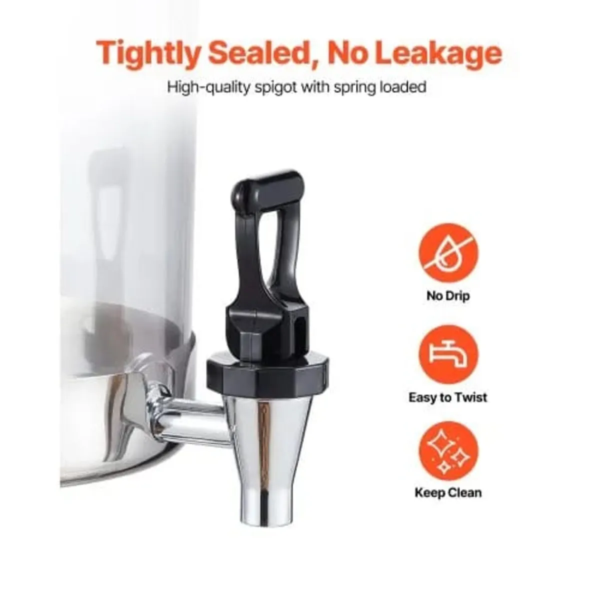 Beverage Dispenser, 8L x 2 Drink Dispenser for Par - Image 3