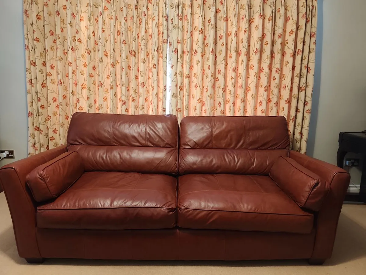 3 Piece Leather Suite - Image 2