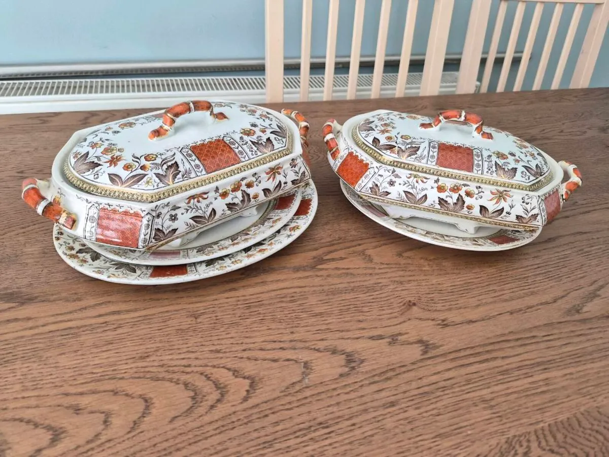 Sampson HancockVictorian tureens & serving platter - Image 1