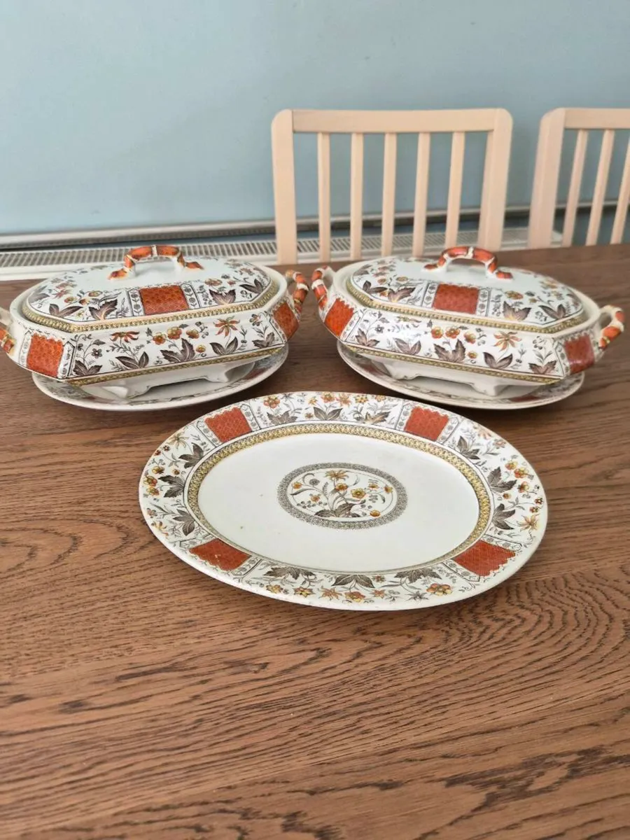 Sampson HancockVictorian tureens & serving platter - Image 2