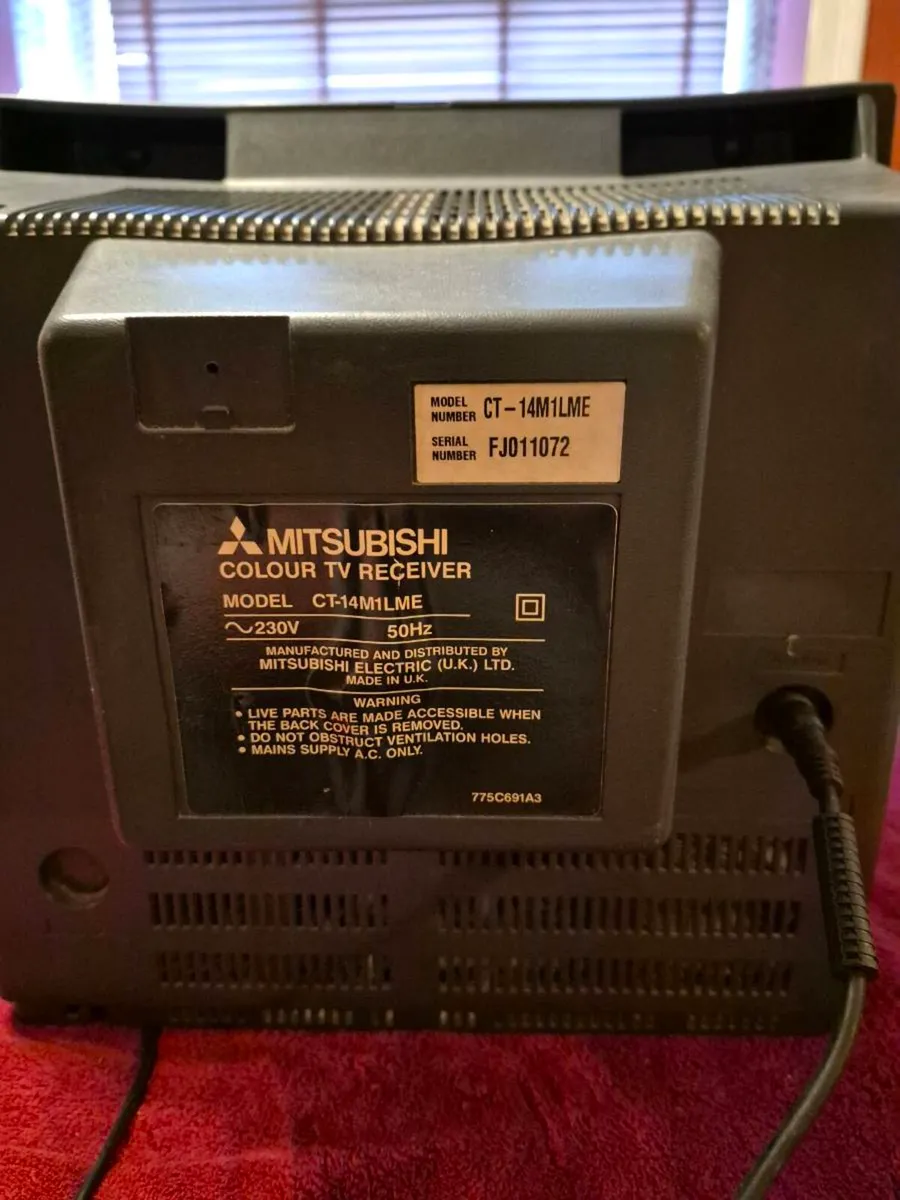 Vintage Mitsubishi 14" CT-M1LME. - Image 3